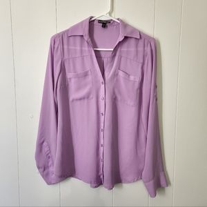 Express button down blouse